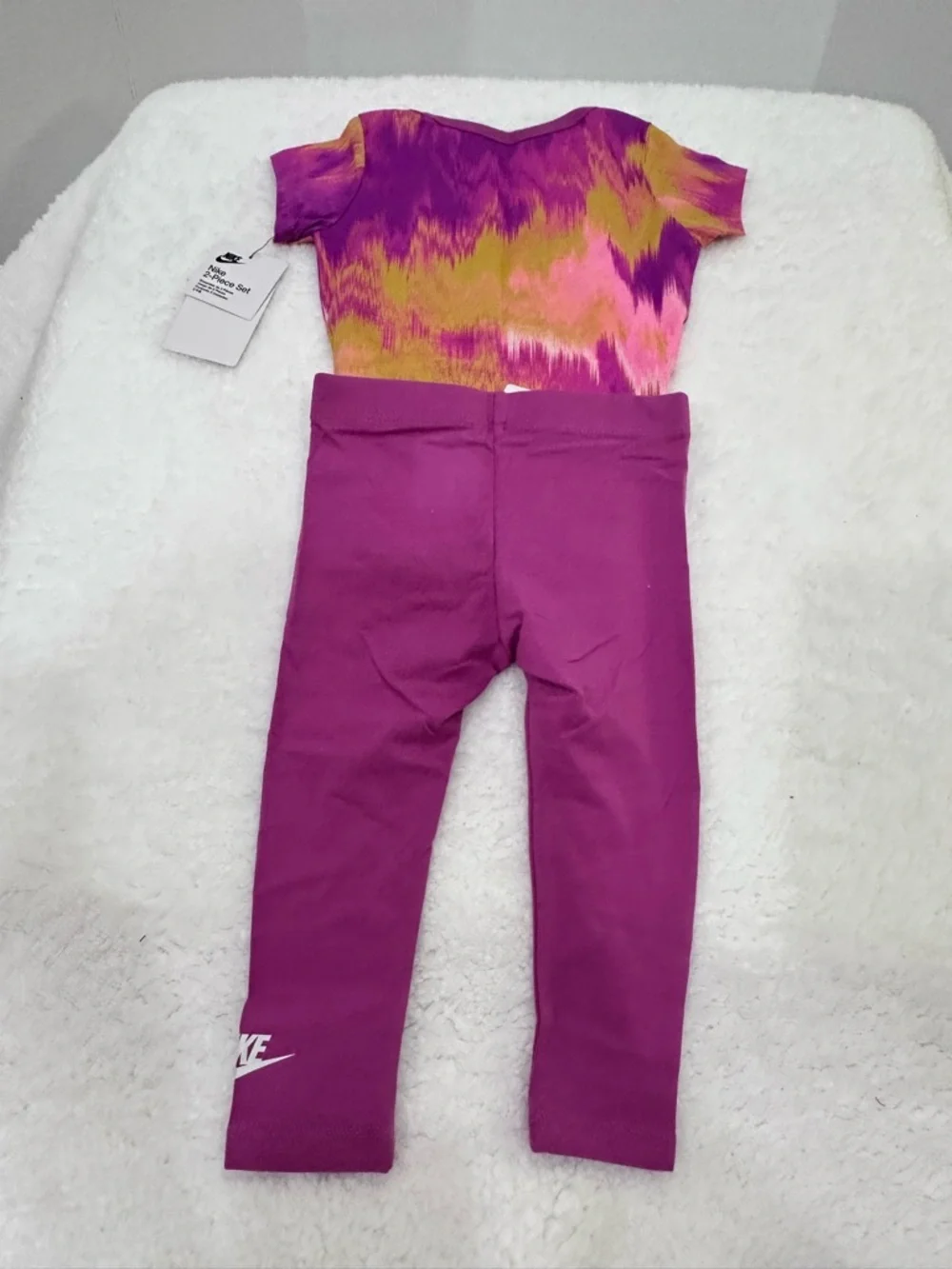 Nike Girls Tie-Dye Bodysuit & Leggings Set - Picture 6 of 12